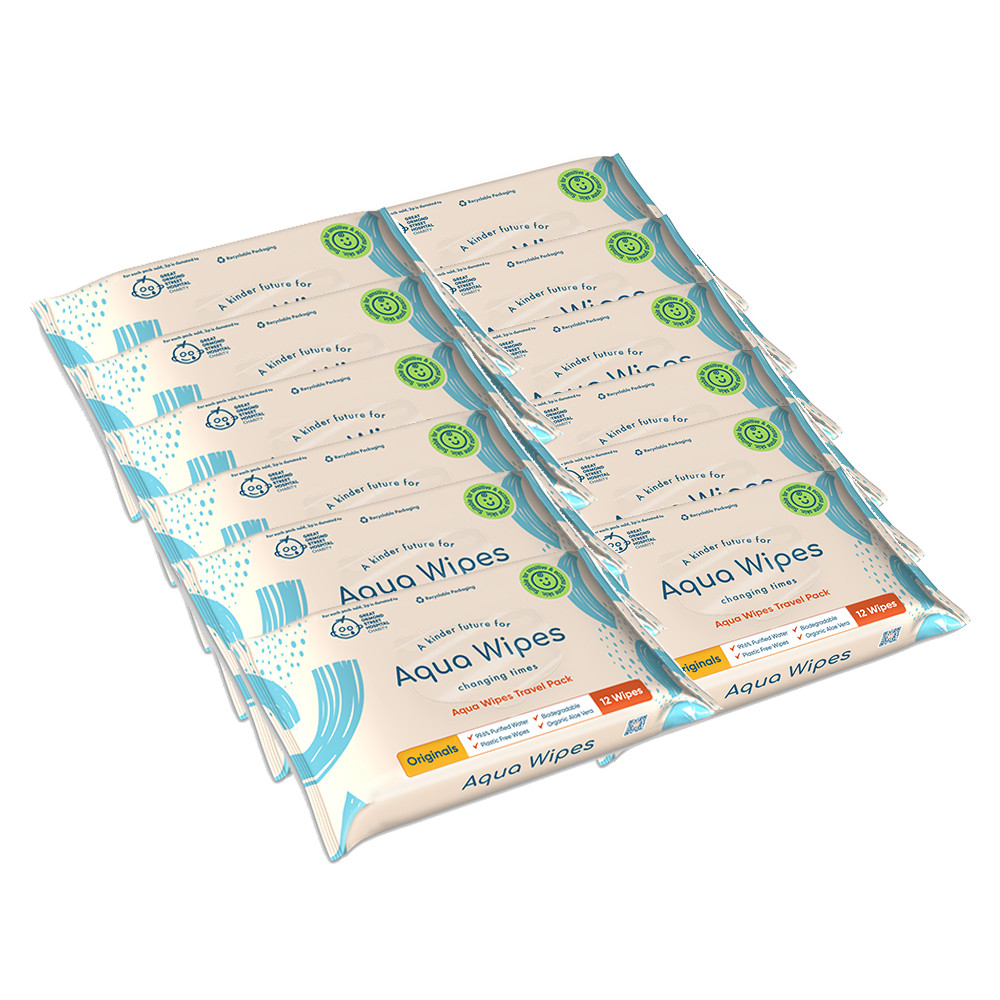 Box - Aqua Wipes Travel (12 PCS)
